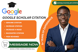 increase google scholar citation in top indexed journal
