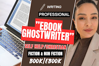 ghostwrite christian book editor, sermon, self help ghostwriter spiritual memoir