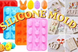 create custom injection mold and resin mold for 3d printing