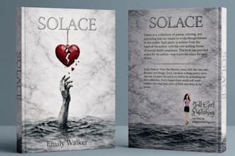 do professional book cover design and amazon kdp paperback cover
