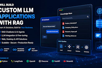 build custom llm applications with rag