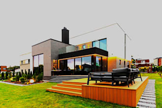 do backyard front yard garden pool patio deck courtyard 3d landscape rendering