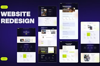 redesign modern saas website UI UX in figma