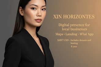 put your local business on google maps with landing page