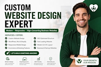 build a custom website for startups and businesses