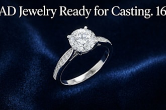 design 3d jewelry models for printing and casting