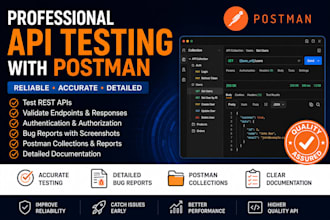 test your rest API using postman and provide detailed reports