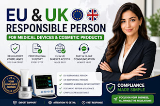 be your eu and UK responsible person for medical devices and cosmetic product