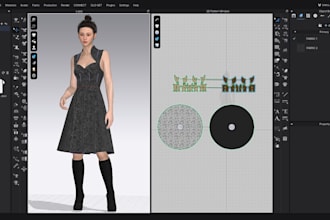 create clo 3d garment, sewing pattern, and tech pack for clothing production