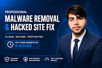 do professionally remove website malware, and fix hacked site in 6 hrs