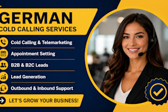 do german real estate janitorial cold calling b2bcold caller apponitment setter