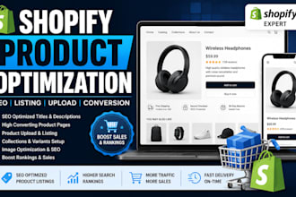 do shopify product optimisation product upload shopify seo product listing