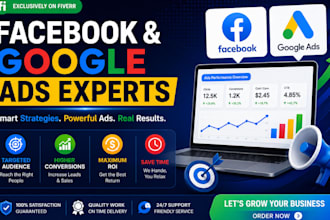 be your expert facebook and google ads campaign manager