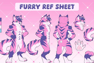 draw furry avatar furry pfp anthro sfw nsfw furry art reference sheet