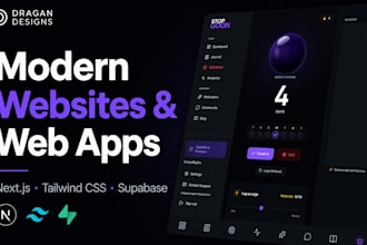 build you a modern, fast and professional website or web app