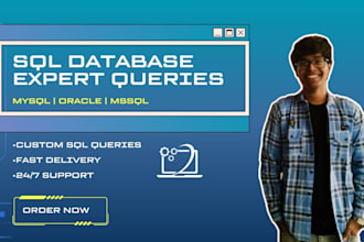 write sql queries, fix database errors, and help with sql tasks