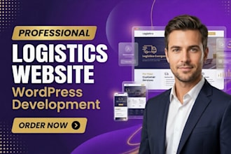 create a cargo logistics trucking and freight wordpress website