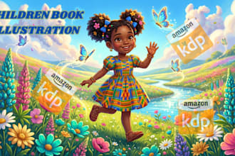 design children book illustration and children storybook illustration