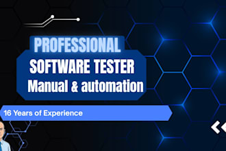 test apis, web apps, and mobile applications