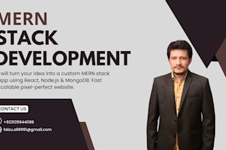 develop a pixel perfect mern stack website