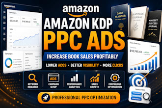 setup and optimize amazon KDP PPC ads for more book sales