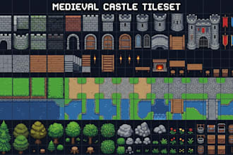 pixel art tilesets and environments