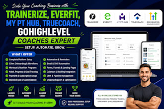 be your trainerize, everfit, my pt hub, truecoach, gohighlevel coaches expert