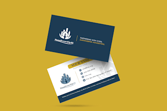 design a professional business card