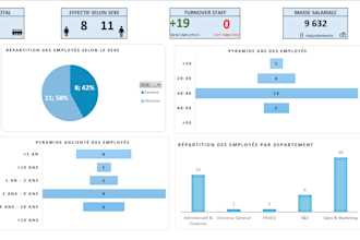 create an interactive excel or power bi dashboard