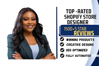 design and redesign shopify store