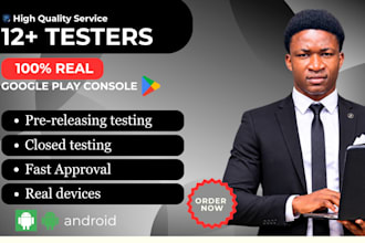 provide 20 testers for google play console closed testing