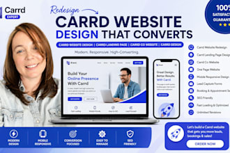 redesign carrd website design carrd landing page carrd co website carrd design