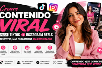 crearé contenido viral para tiktok e instagram reels
