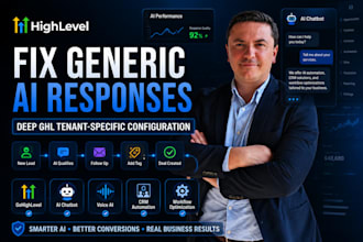 fix generic ai responses with deep gohighlevel ai studio tenant configuration