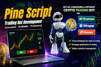 develop automated pionex trading bot,swing trading, restock bot, cross chain bot
