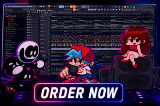 make custom fnf song, fnf charts, fnf chromatics, fnf vocals, fnf instrumentals