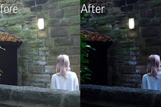 colour grade and colour correct images and photography