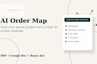 create a clear project roadmap with ai