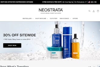 skincare shopify store beauty website cosmetic makeup website skincare website