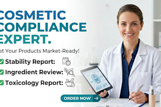 do stability report, ingredient review, toxicology report for cosmetic product