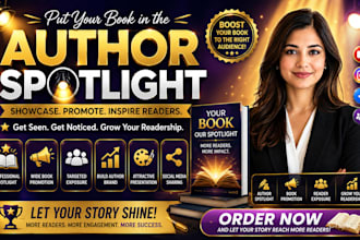 promote your book with author spotlight podcast and reader exposure