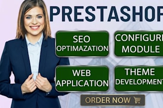 design prestashop ecommerce nocode module theme code core web vitals website