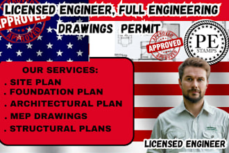 review stamp as licensed civil and structural engineer in texas and virginia