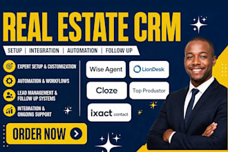 setup real estate crm wise agent liondesk cloze crm top producer ixact contact