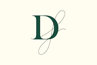 create an elegant fashion brand logo