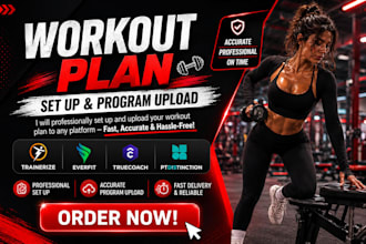 upload workout plan, trainerize setup trainerize, upload workout programs