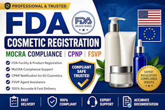 assist fda registration mocra compliance cpnp notification fsvp and fda cosmetic