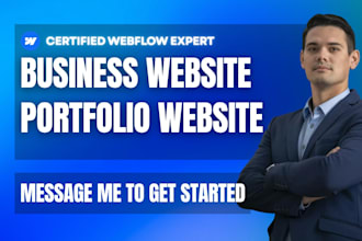 design webflow website, webflow business website, portfolio website, webflow