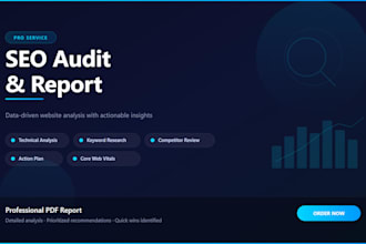 create a detailed SEO audit report for your website