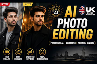 do professional ai photo editing and cinematic retouch